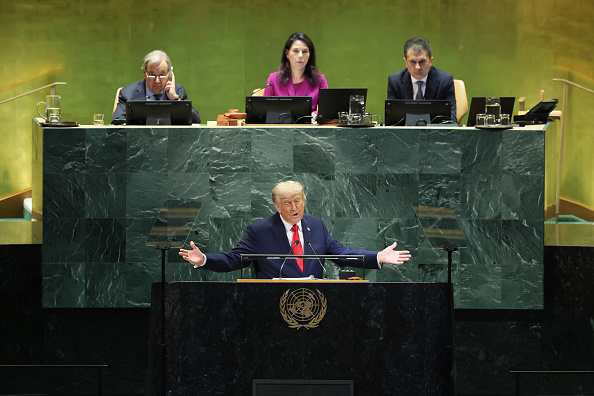 Trump tells world leaders their countries are ‘going to hell’ in combative UN speech