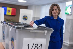 Moldova's pro-EU ruling party wins majority in pivotal vote