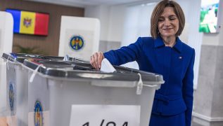 Moldova’s pro-EU ruling party wins majority in pivotal vote