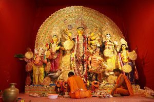 West Bengal devotees flock to temples and pandals to celebrate Maha Ashtami