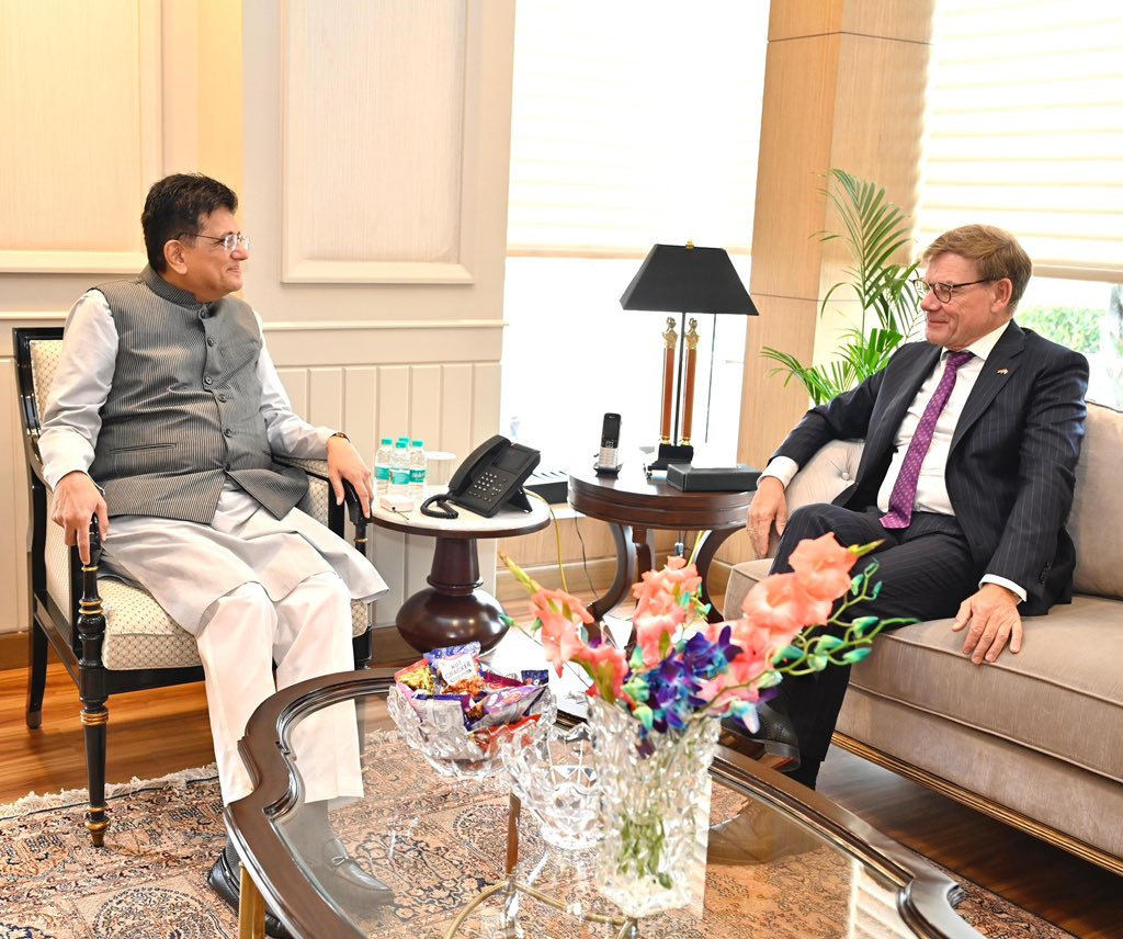 Piyush Goyal meets German Foreign Minister; trade and investment ties in focus
