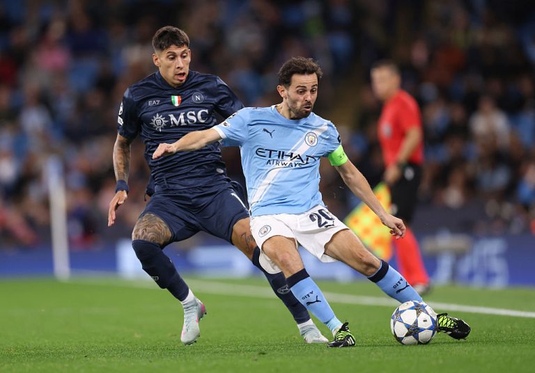 Haaland nets landmark goal as City beat 10man Napoli in Champions