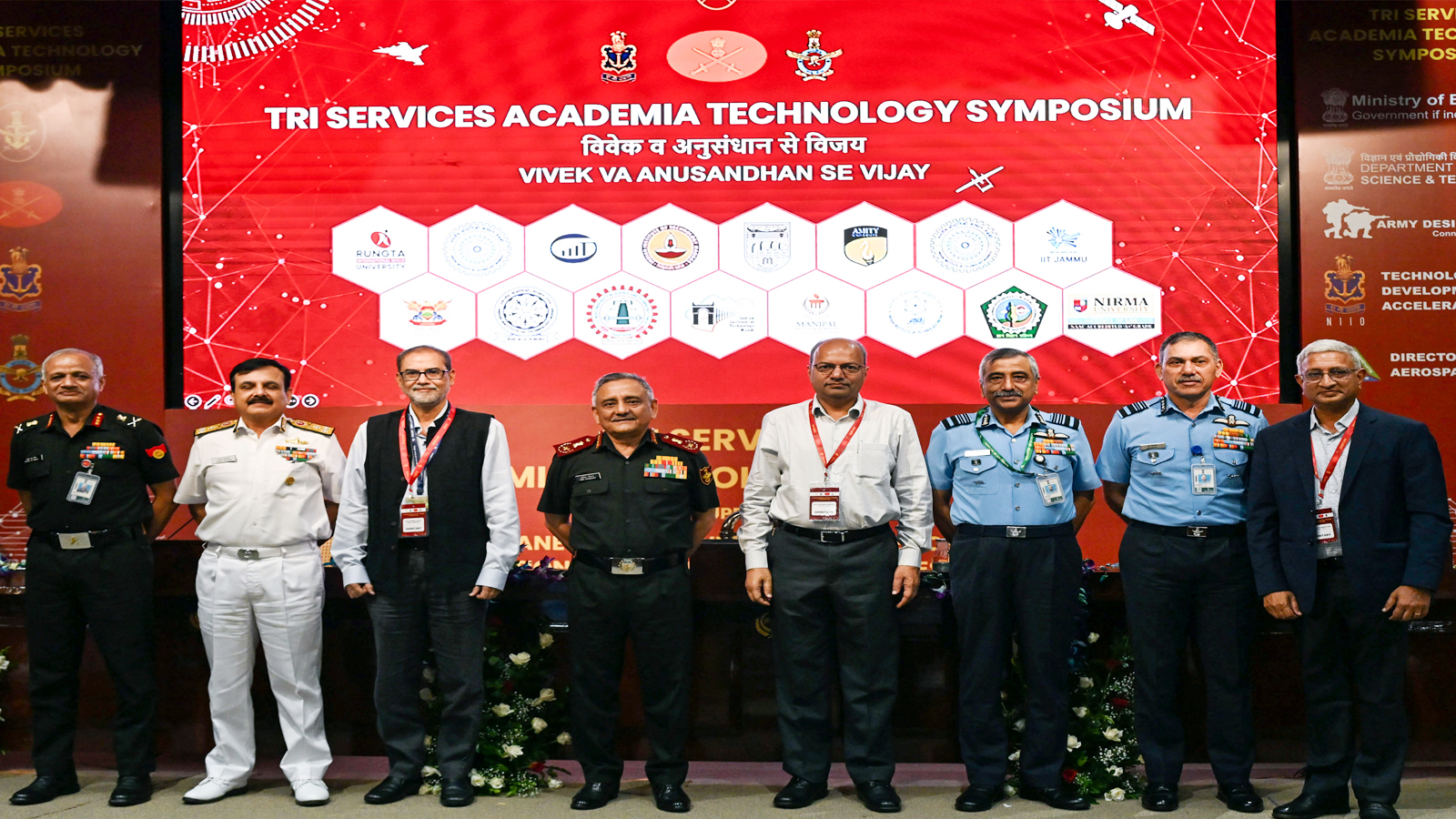 CDS General Anil Chauhan inaugurates first-ever Tri Services Academia Technology Symposium