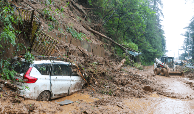 Himachal Pradesh, hit by 46% excess rainfall, continues to face landslides, flash floods