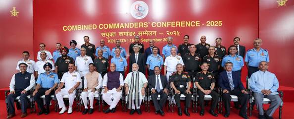 PM Modi calls for jointness, self-reliance at Armed Forces’ Combined Commanders’ Meet