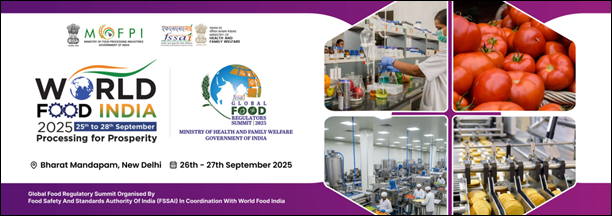 World Food India 2025 set to open in New Delhi, highlighting India’s food sector growth
