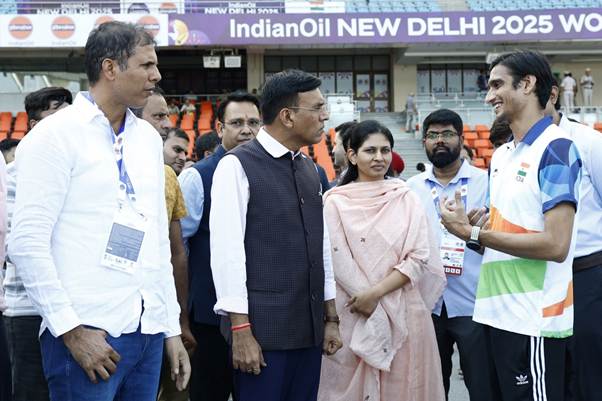 Mansukh Mandaviya, Raksha Khadse review final preparations for World Para Athletics Championships 2025