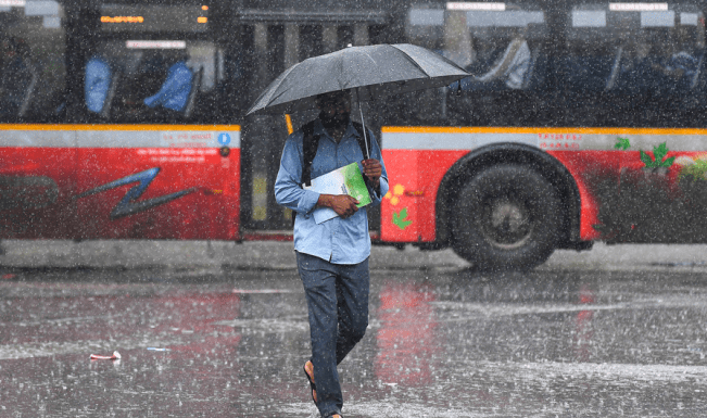 IMD forecasts heavy rain, strong winds over Mumbai; waterlogging disrupts Western Railway Services