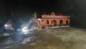 Uttarakhand: Tapkeshwar Mahadev Temple inundated as Tamsa River swells after heavy rainfall in Dehradun