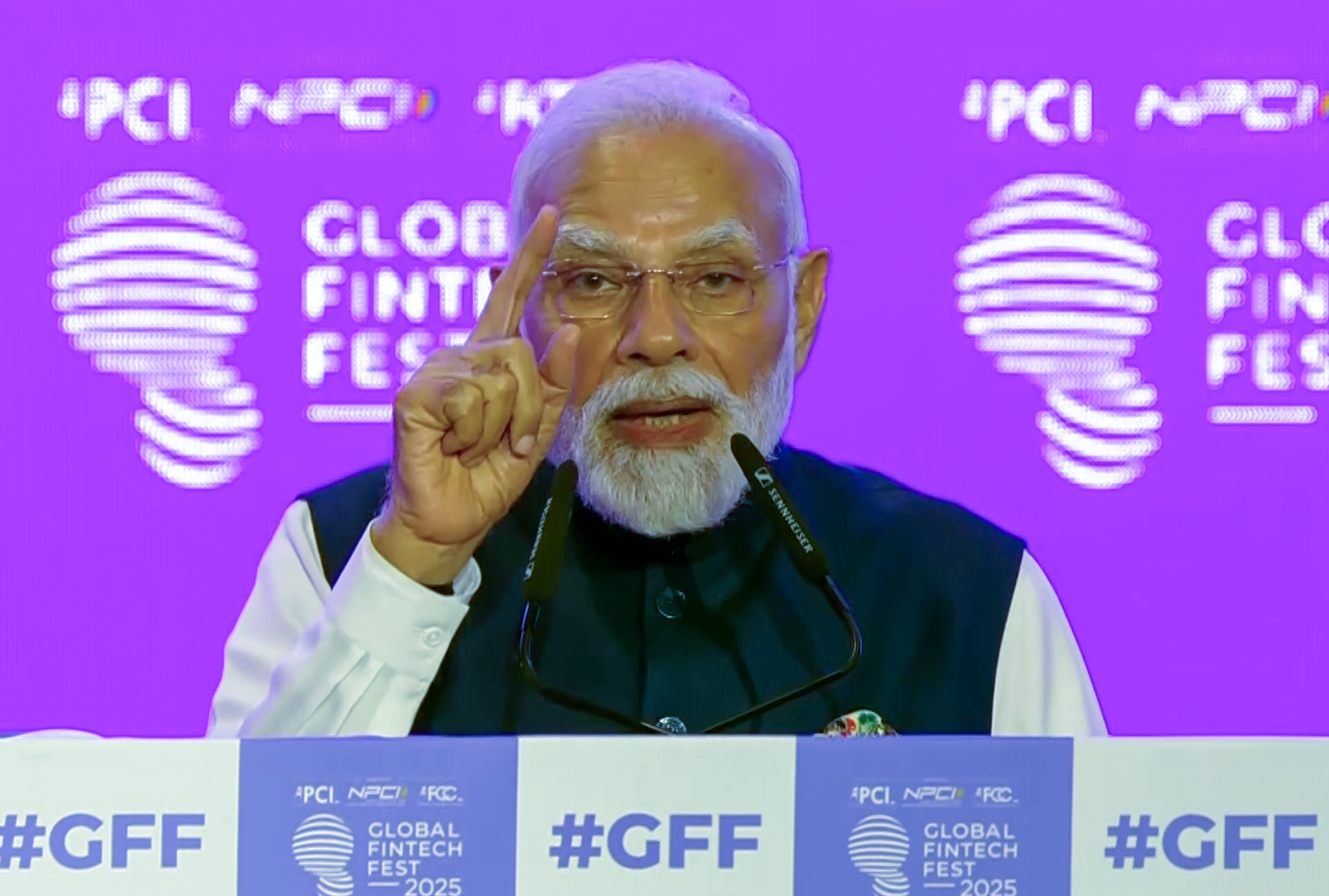 India democratises digital technology, PM Modi highlights at Global Fintech Fest