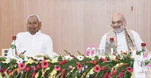 NDA finalises seat-sharing for Bihar polls; BJP, JD-U to contest 101 seats each
