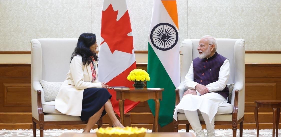 PM Modi meets Canadian Foreign Minister Anita Anand, calls for renewed momentum in bilateral ties
