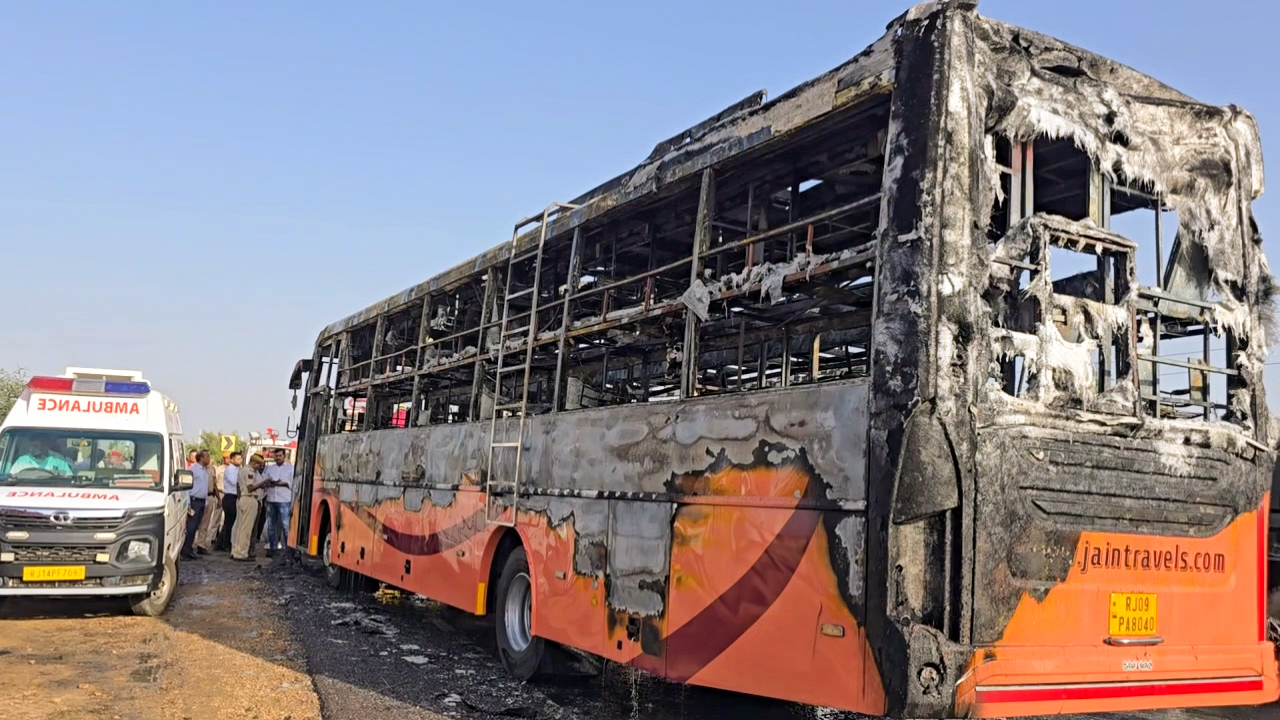 Jaisalmer bus fire claims 20 lives;  PM Modi announces ex-gratia for victims