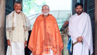 Prayed for well-being of Indians, says PM Modi after puja at Srisailam temple 