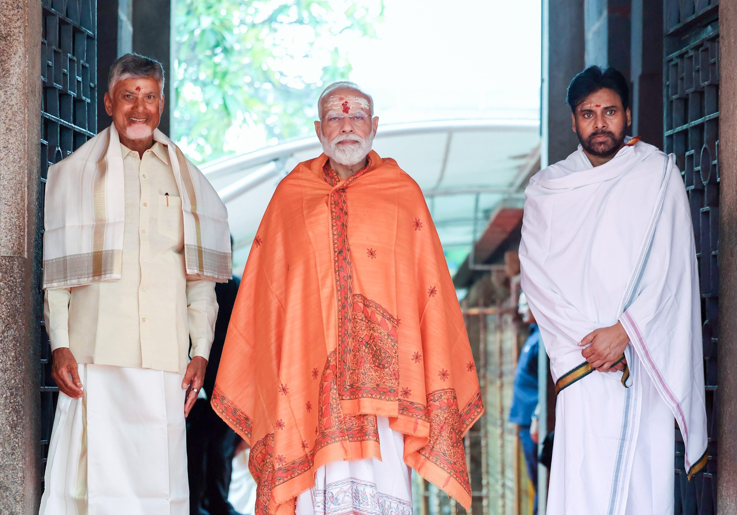 Prayed for well-being of Indians, says PM Modi after puja at Srisailam temple 