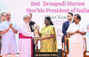 President Murmu hails St. Thomas College’s 75-year legacy of learning and social justice