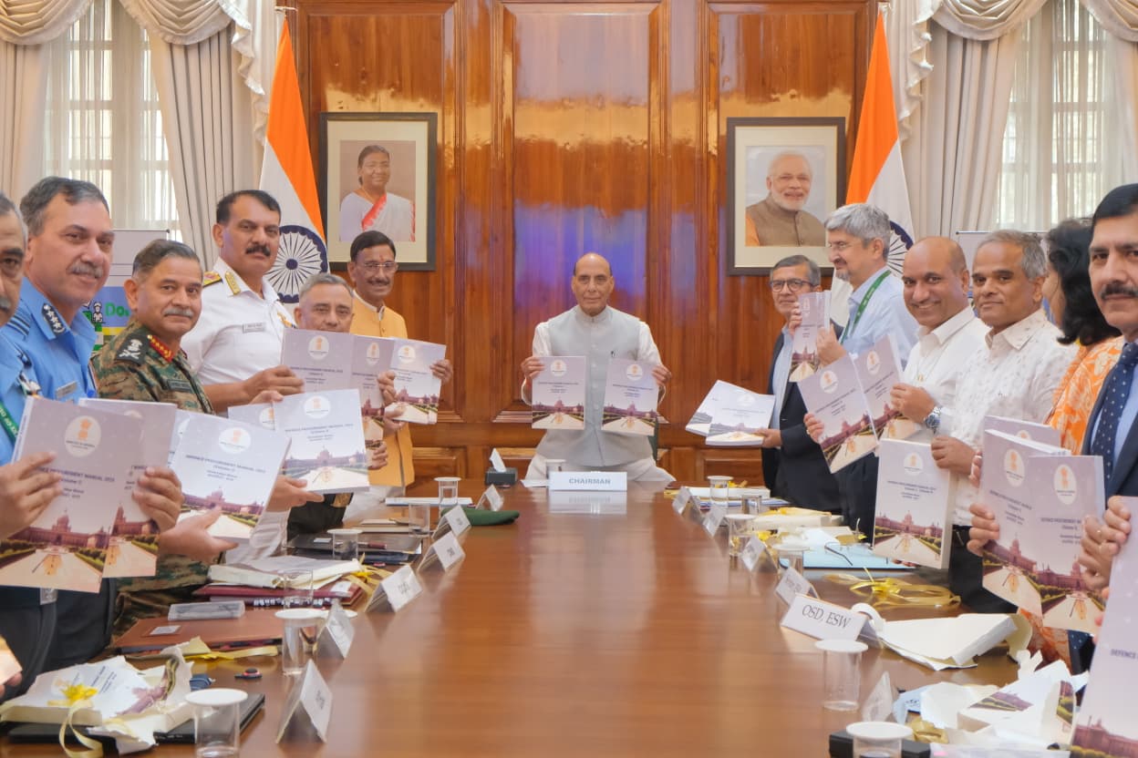 Defence Minister Rajnath Singh launches Defence Procurement Manual 2025 to boost operational readiness