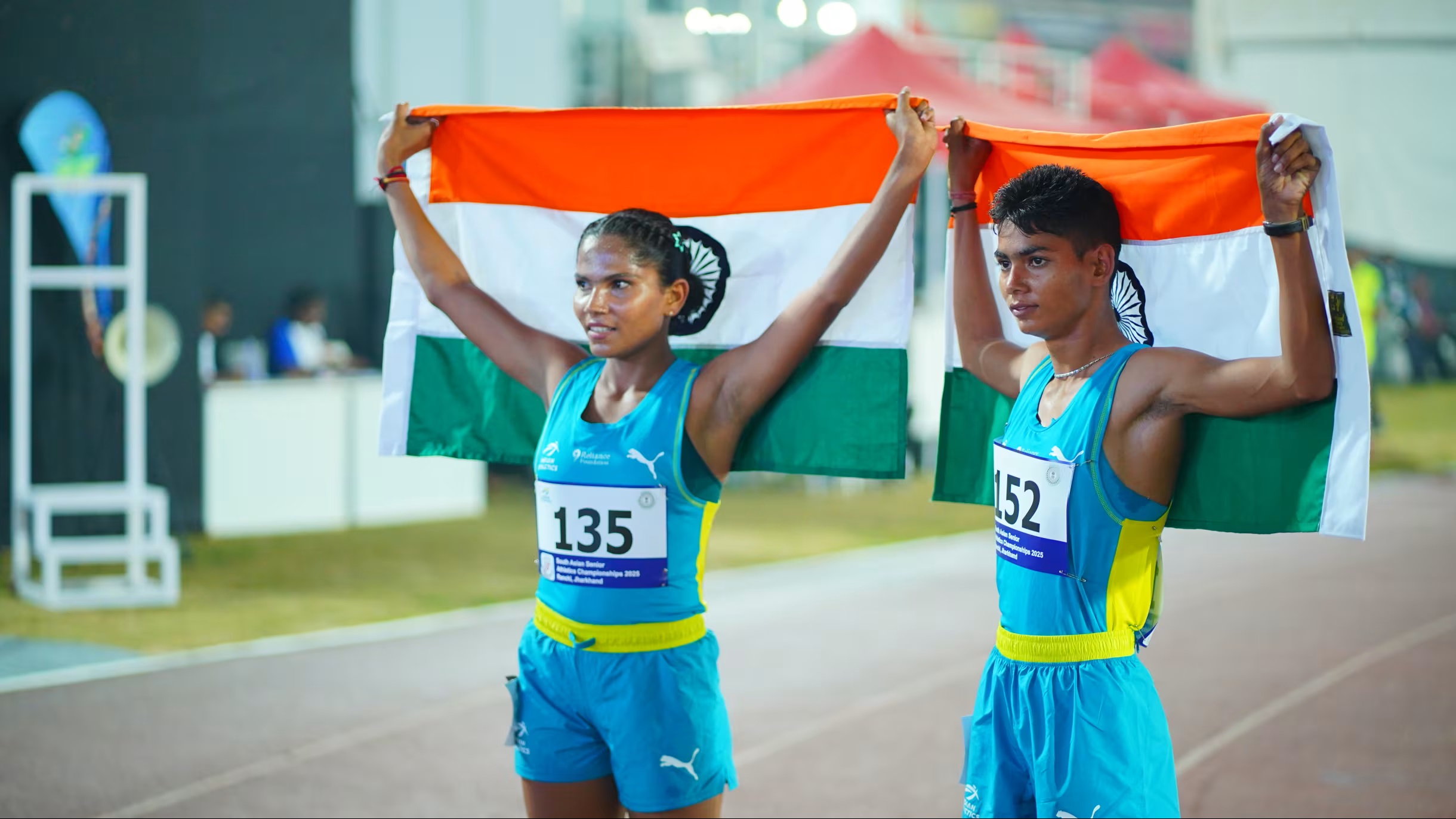 India continue to dominate South Asian Athletics Championships with 18 medals on Day 2