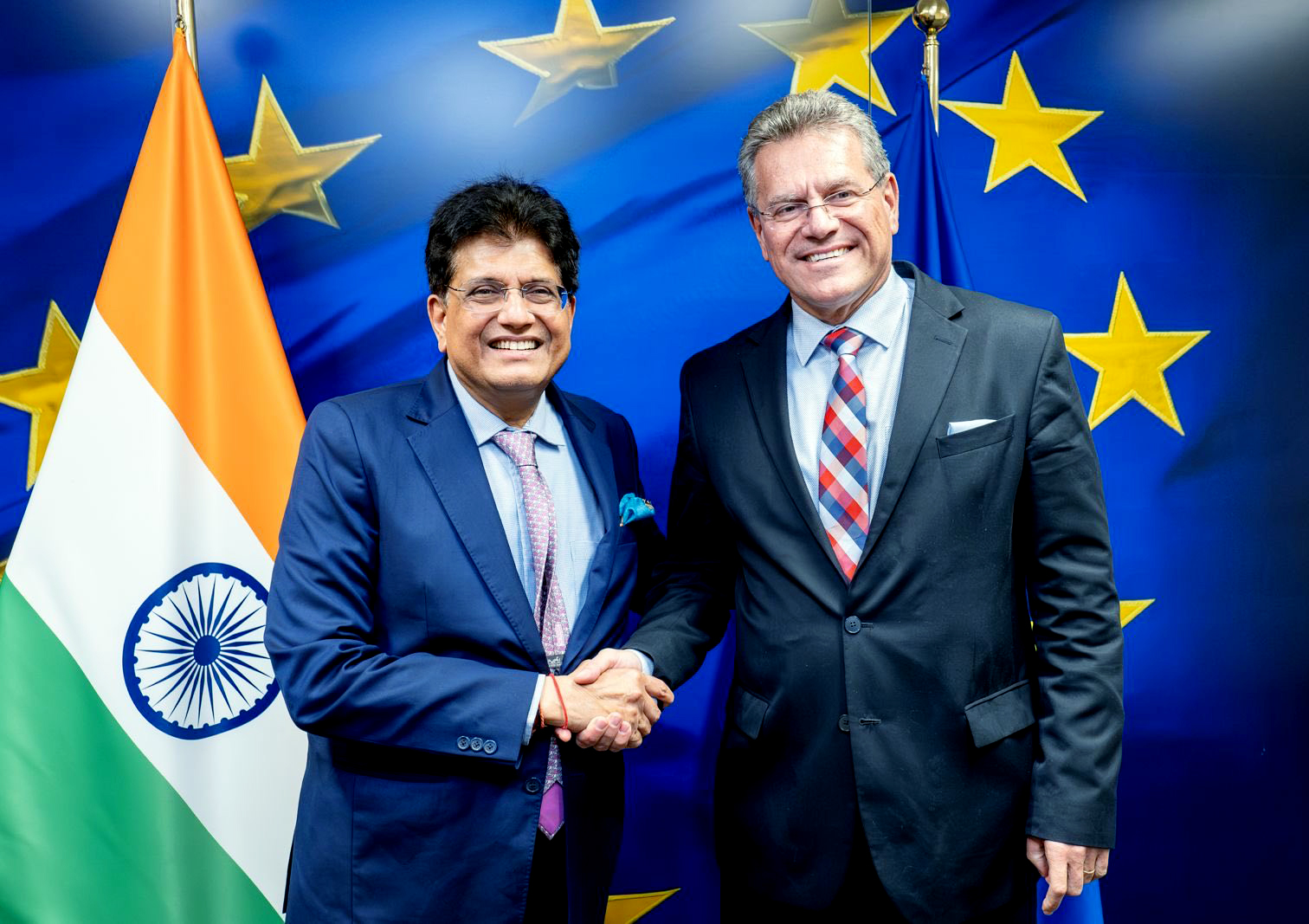 Piyush Goyal Meets European Trade Commissioner to Discuss India–EU Free Trade Agreement