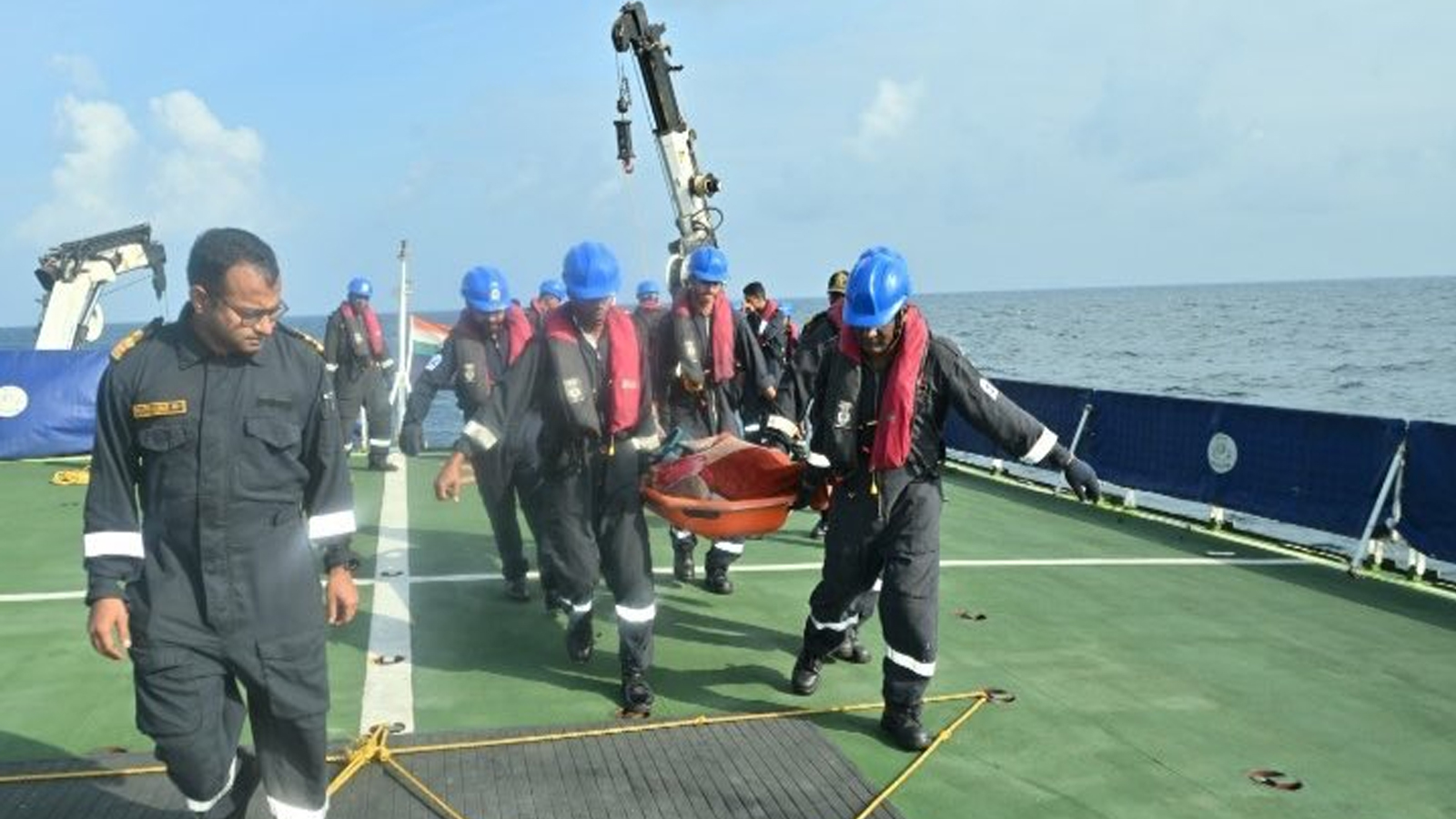 Indian Coast Guard rescues critically injured Iranian fisherman in long-range operation