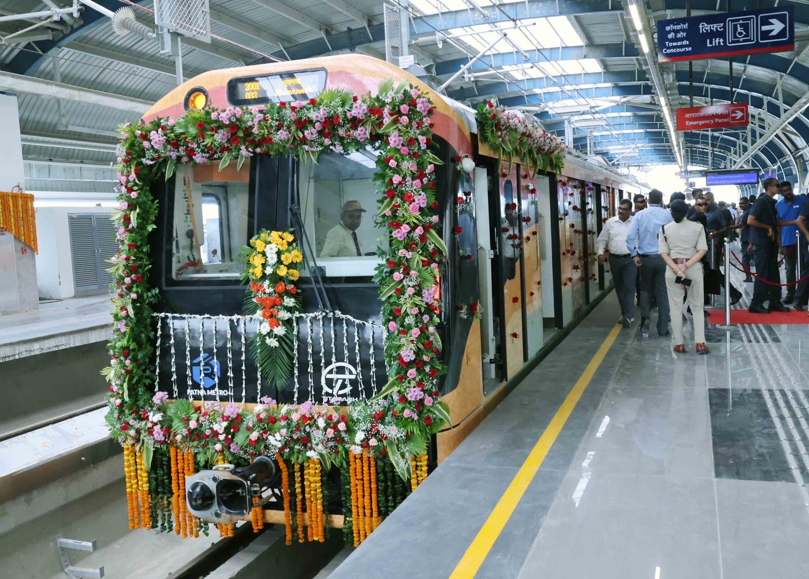 Bihar CM Nitish Kumar inaugurates Patna Metro