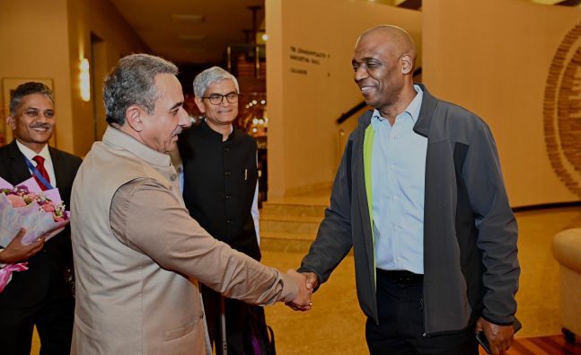 MoS Kirti Vardhan Singh arrives in Kampala for Non-Aligned Movement ministerial meeting