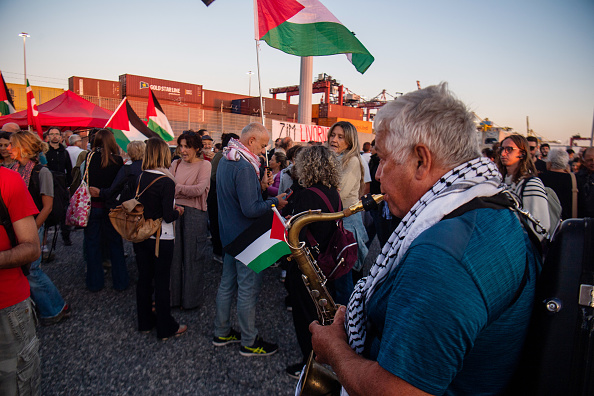 Italians take to the streets for Gaza flotilla general strike