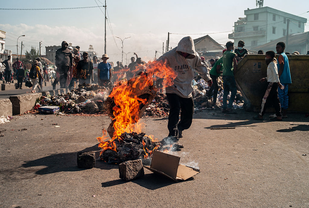 Madagascar president warns of attempted coup after soldiers join protests