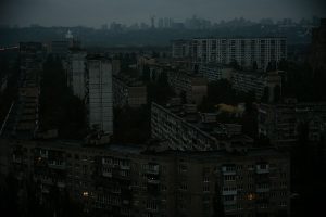 Russian bombardment plunges hundreds of thousands of Ukrainians into blackout