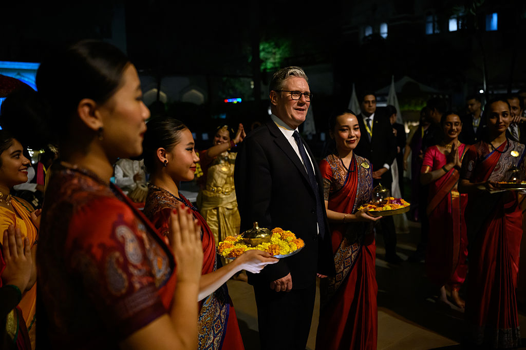 British Prime Minister Keir Starmer Travels To India