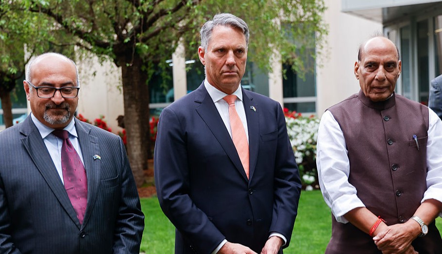 Rajnath Singh arrives in Canberra, to hold key talks on Indo-Pacific, defence cooperation