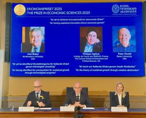 Trio win 2025 Nobel economics prize for work on innovation and 'creative destruction'