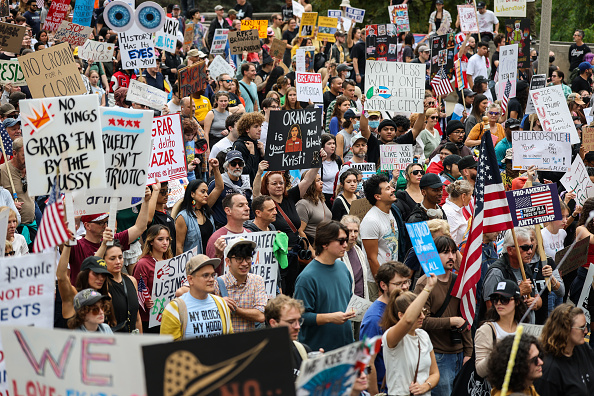 ‘No Kings’ protests draw large crowds in US cities to decry Trump