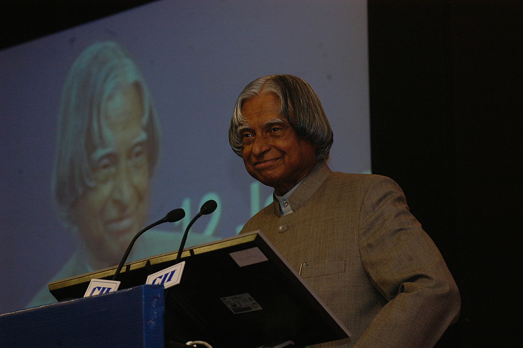 APJ Abdul Kalam, President of India at the function of Shiksha India Trust, First National Awards on e-Excellence in New Delhi, India