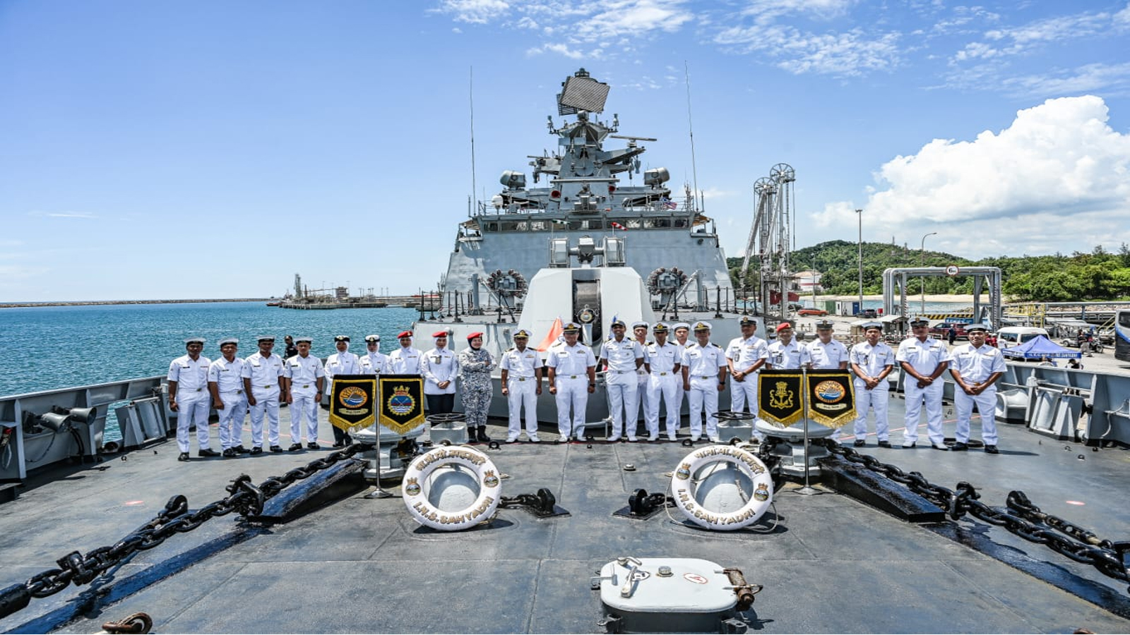 INS Sahyadri visits Kemaman, strengthening India-Malaysia maritime cooperation