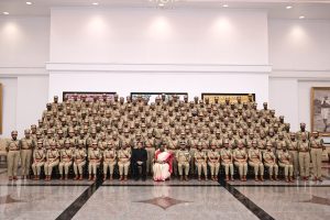 Indian Police Service probationers meet President Droupadi Murmu today at Rashtrapati Bhavan