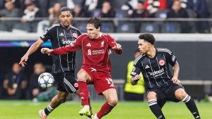 Liverpool end poor run with 5-1 thrashing of Frankfurt