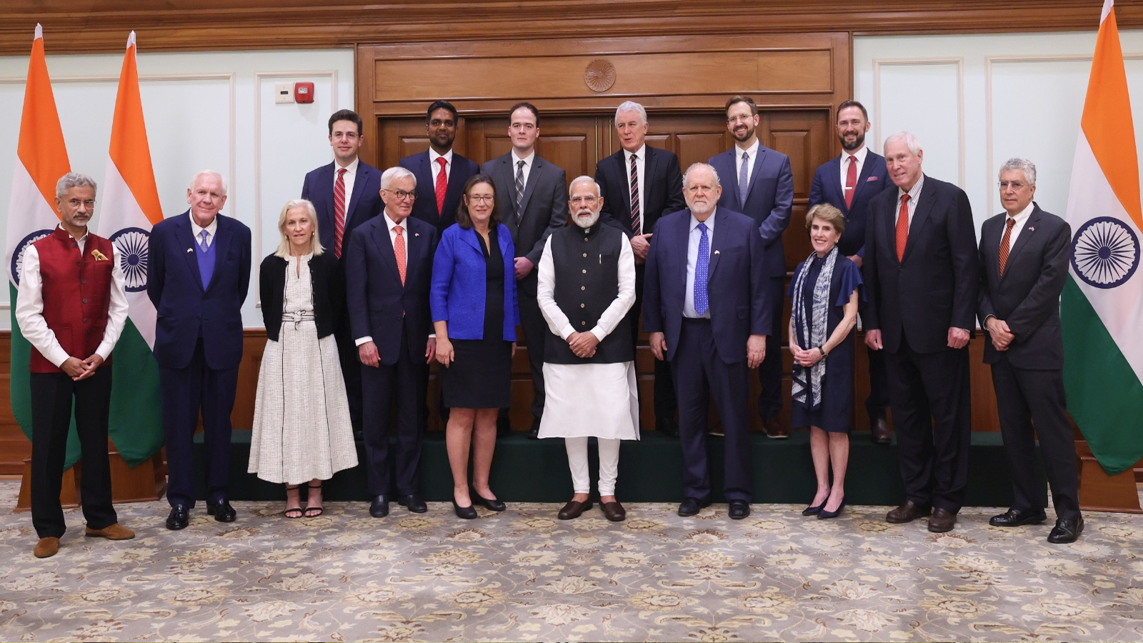 PM Modi interacts with US delegation led by Walter Russell Mead