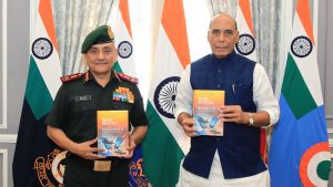 Rajnath Singh releases book ‘Ready, Relevant and Resurgent II’ authored by CDS General Anil Chauhan