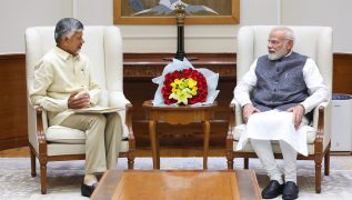 Chandrababu Naidu meets PM Modi; invites him to GST event and CII Partnership Summit