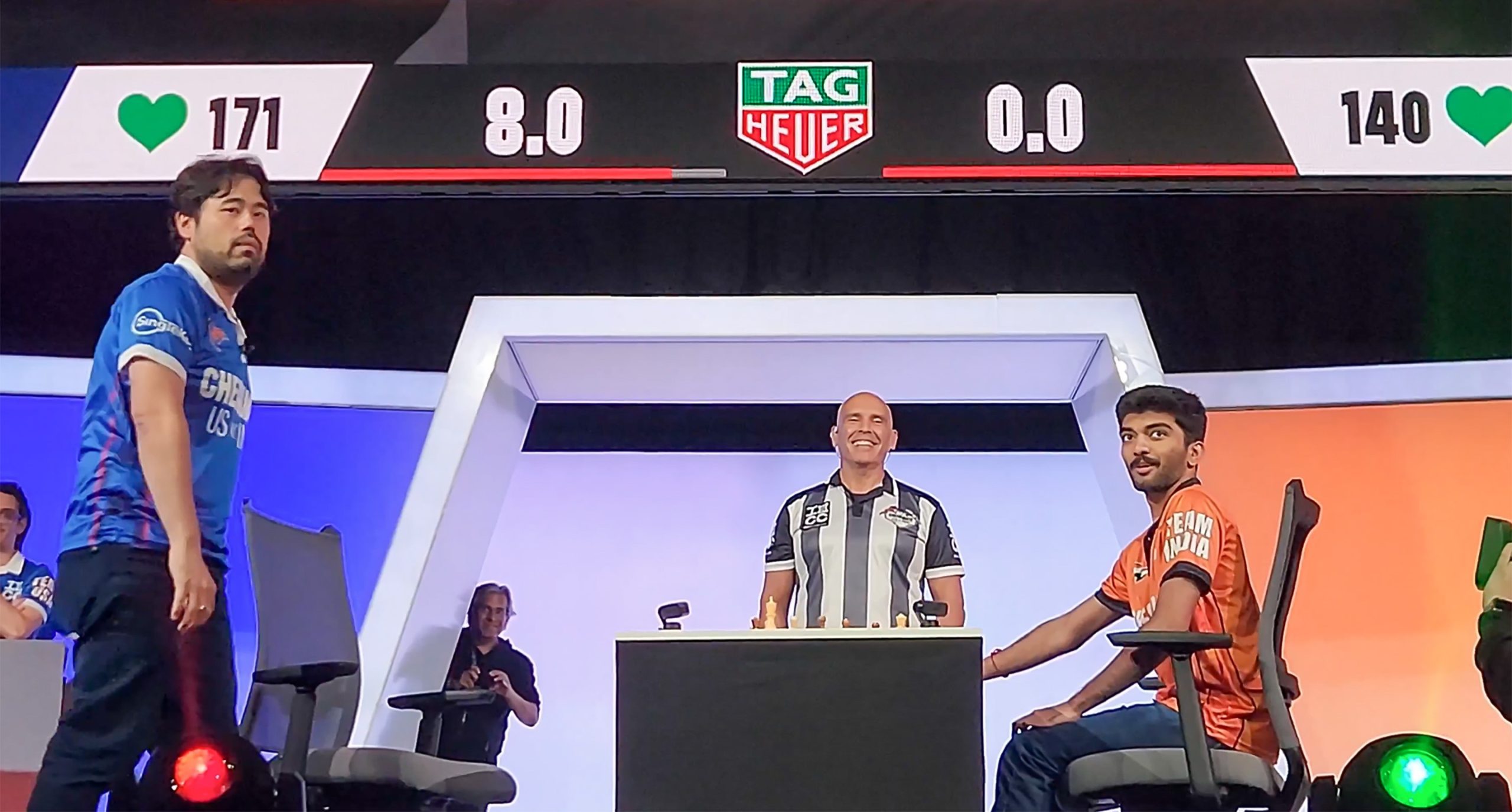 Nakamura sparks controversy after tossing Gukesh’s king in Checkmate: USA vs India event