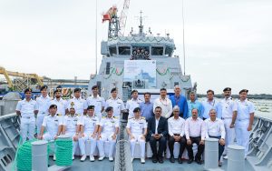 Indian Navy inducts ‘Mahe’, first indigenous anti-submarine warfare shallow water craft built by Cochin Shipyard