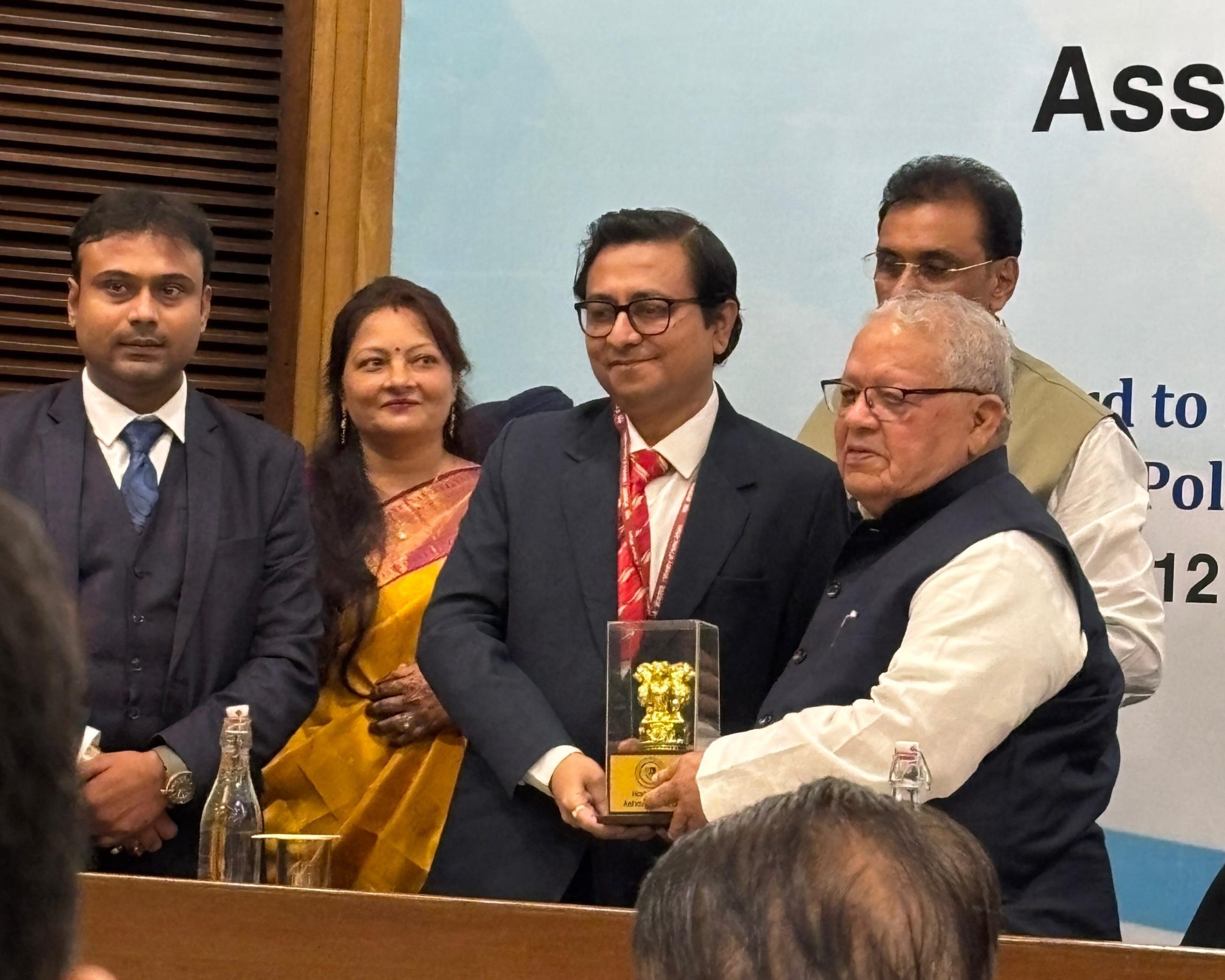 IRRS Officer Conferred with Honour of Ashoka Award