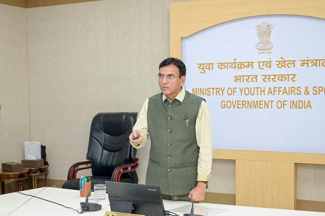 Mansukh Mandaviya launches MY Bharat mobile app