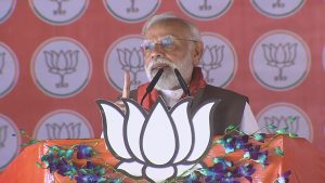 PM Modi hurls 'lathbandhan' jibe at Opposition, urges youth to vote for a 'Viksit Bihar'