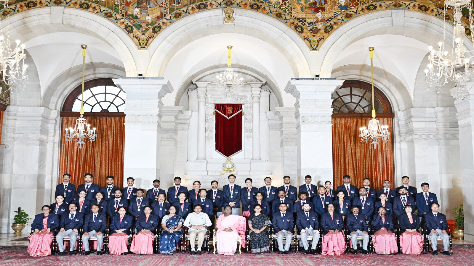President Murmu presents MY Bharat-National Service Scheme Awards 2022–23