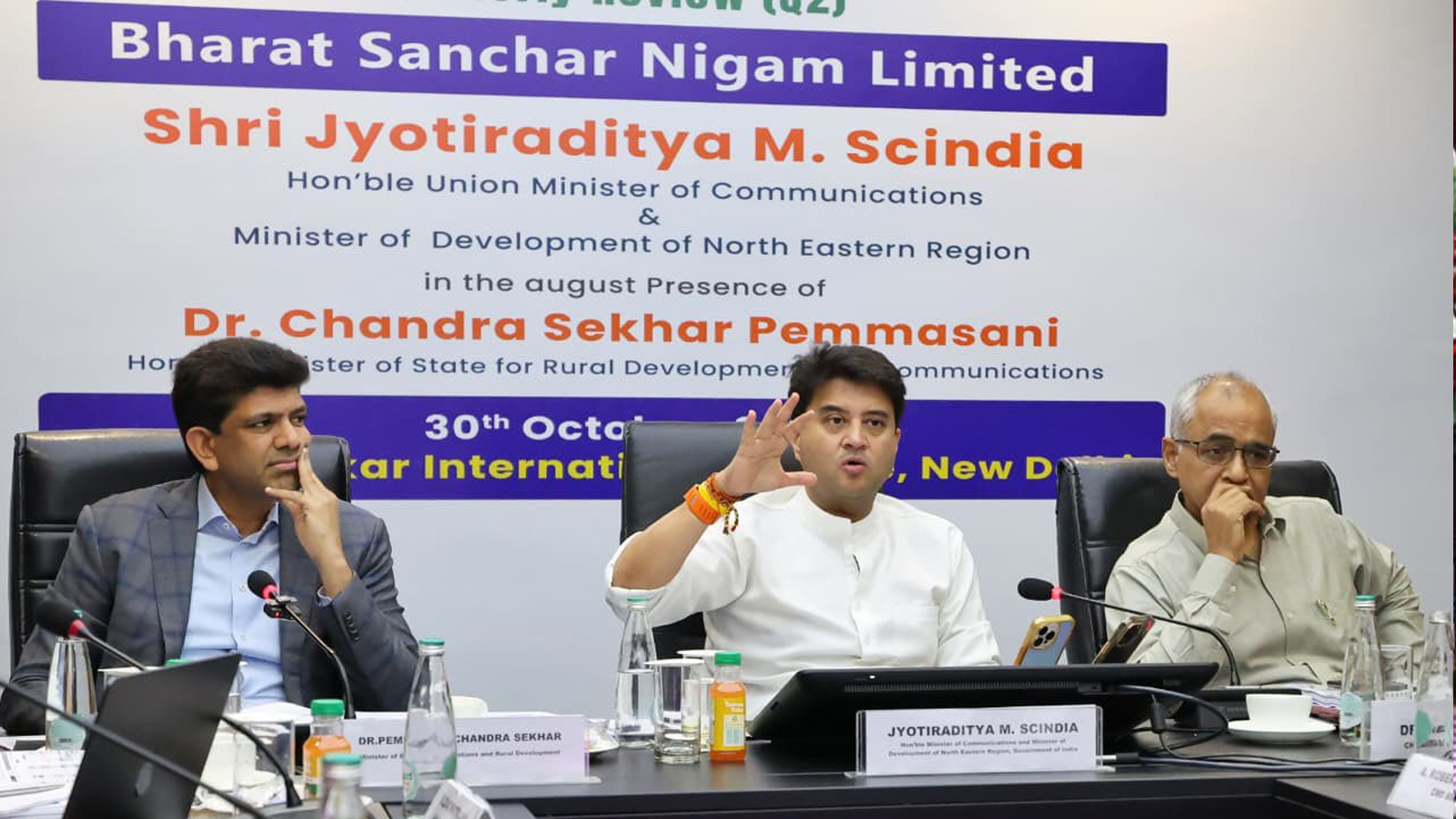 Jyotiraditya Scindia charts roadmap for BSNL’s growth; stresses quality of service, cost efficiency, and profitability