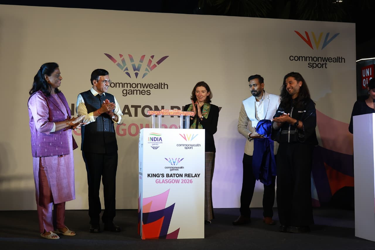 Mansukh Mandaviya unveils King’s Baton Relay for Glasgow 2026 Commonwealth Games