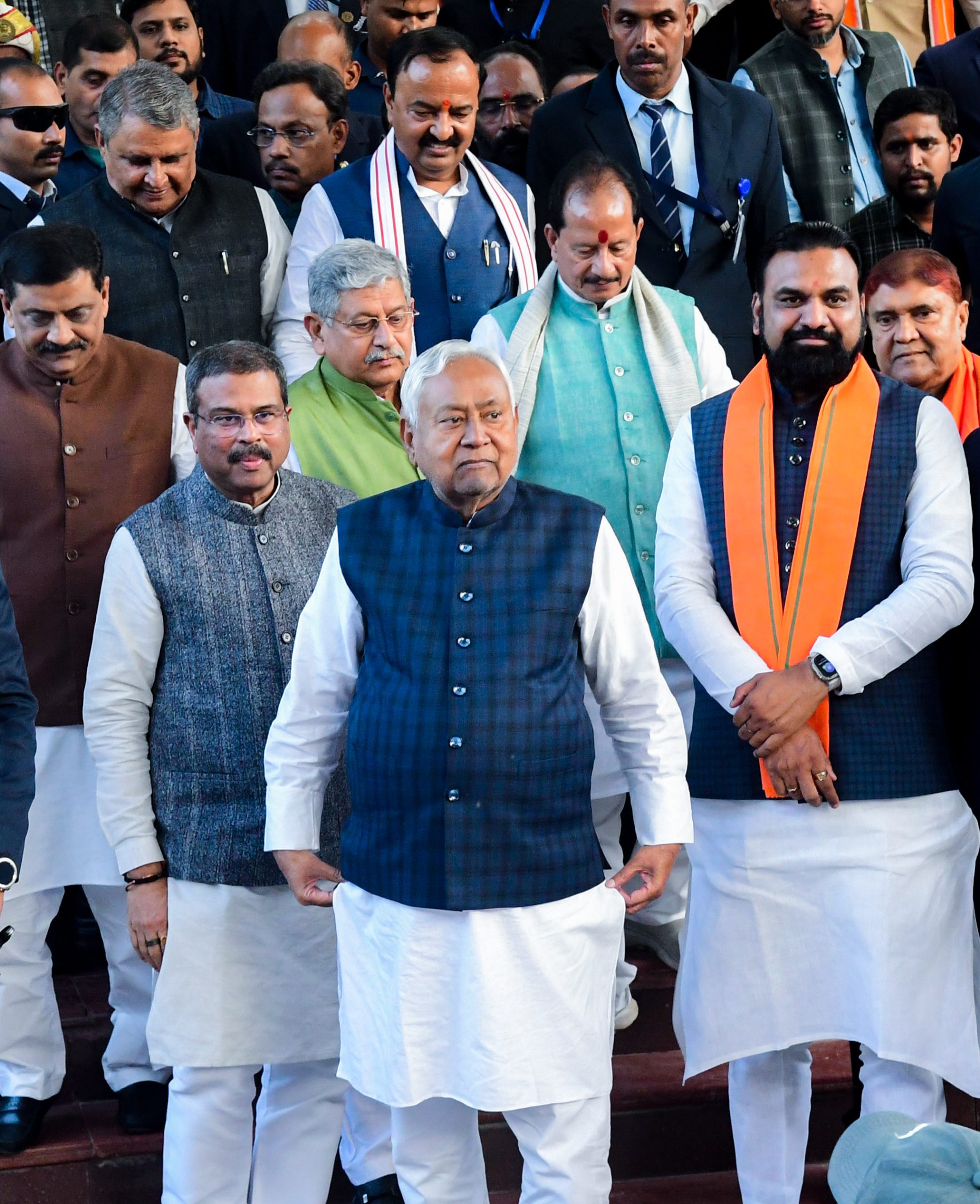 CMs, Dy CMs of NDA-ruled states attend Nitish Kumar’s oath-taking ceremony in Patna