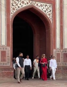 US President Donald Trump’s son visits the Taj Mahal